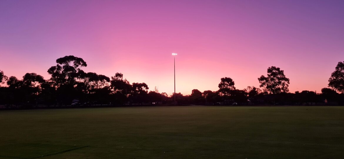 Sunset at Willetton Reserve